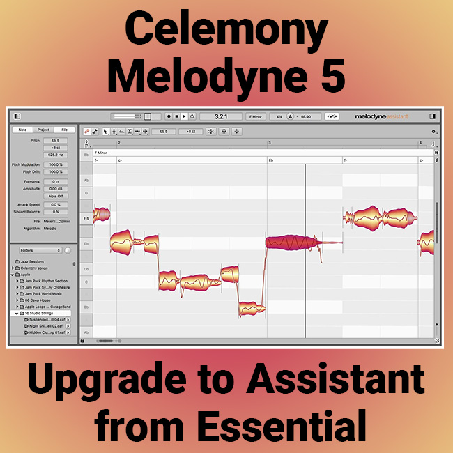 Melodyne 5 Assistant Upgrade From Essential